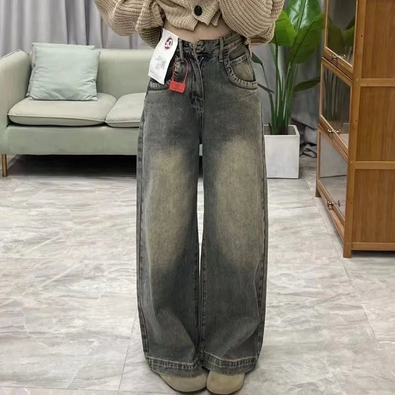 ג’ינס מותן גבוהה לנשים – גזרה צמודה, נמתחת ונוחה